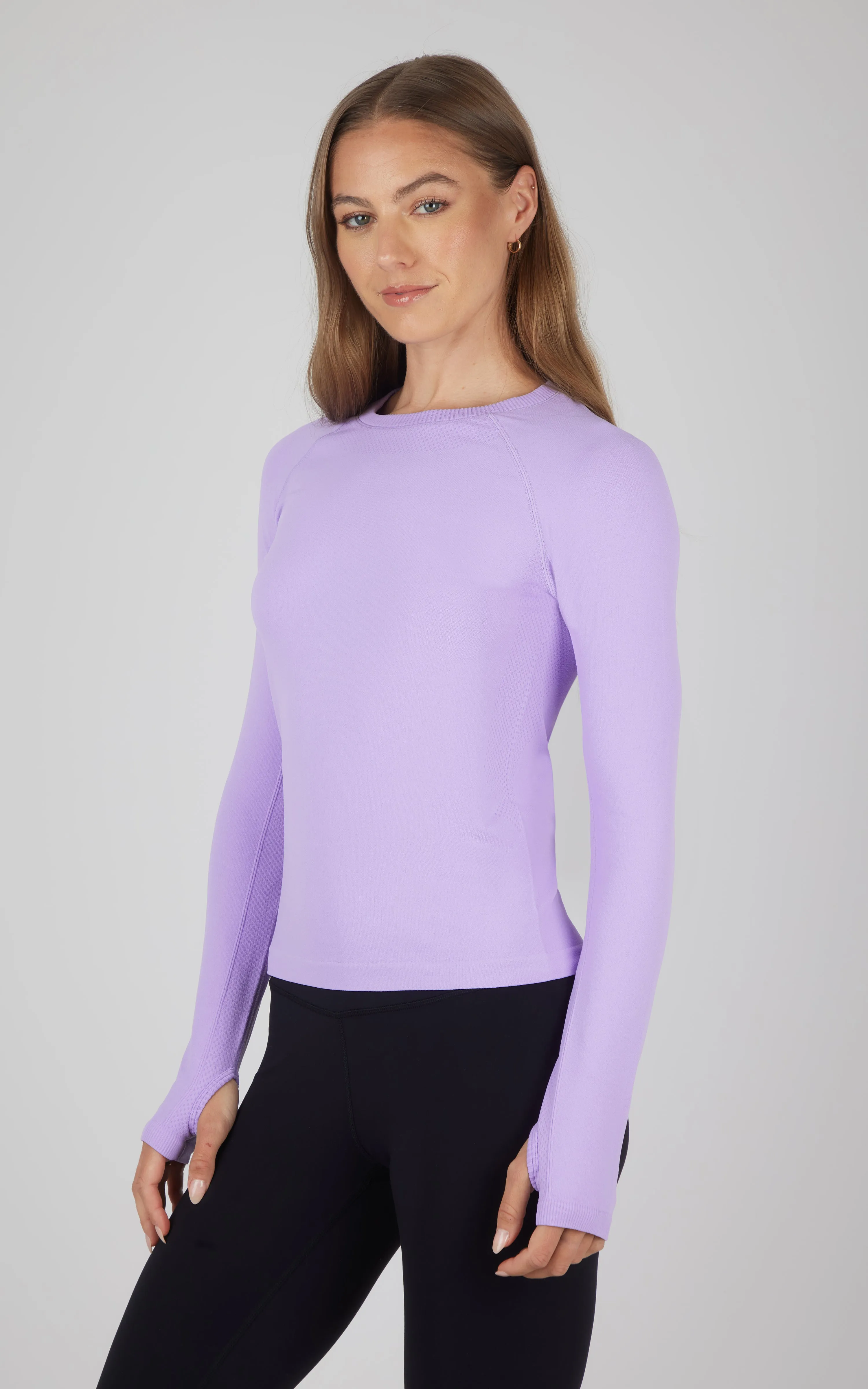 Seamless  Long Sleeve Active Shirt