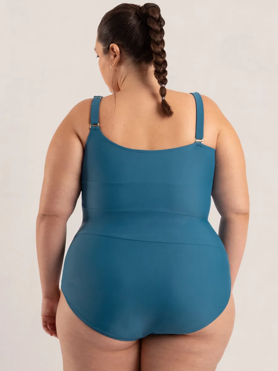 Shapermint Essentials One Shoulder Control Swimsuit