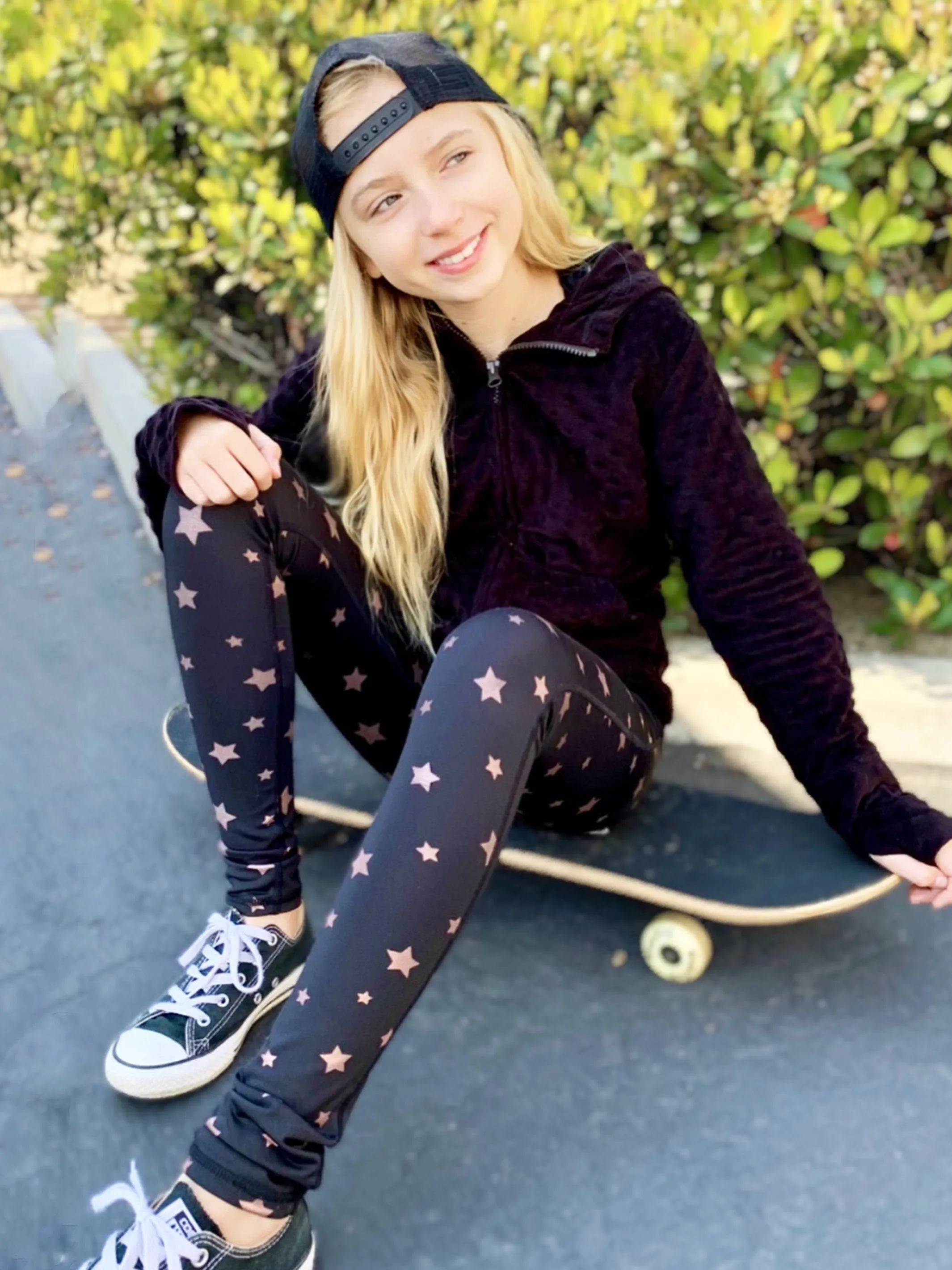 Shelbie Star Print Activewear Leggings