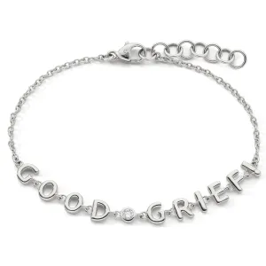 Sterling Silver “GOOD GRIEF” Bracelet