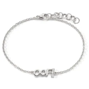 Sterling Silver “OOF” Bracelet
