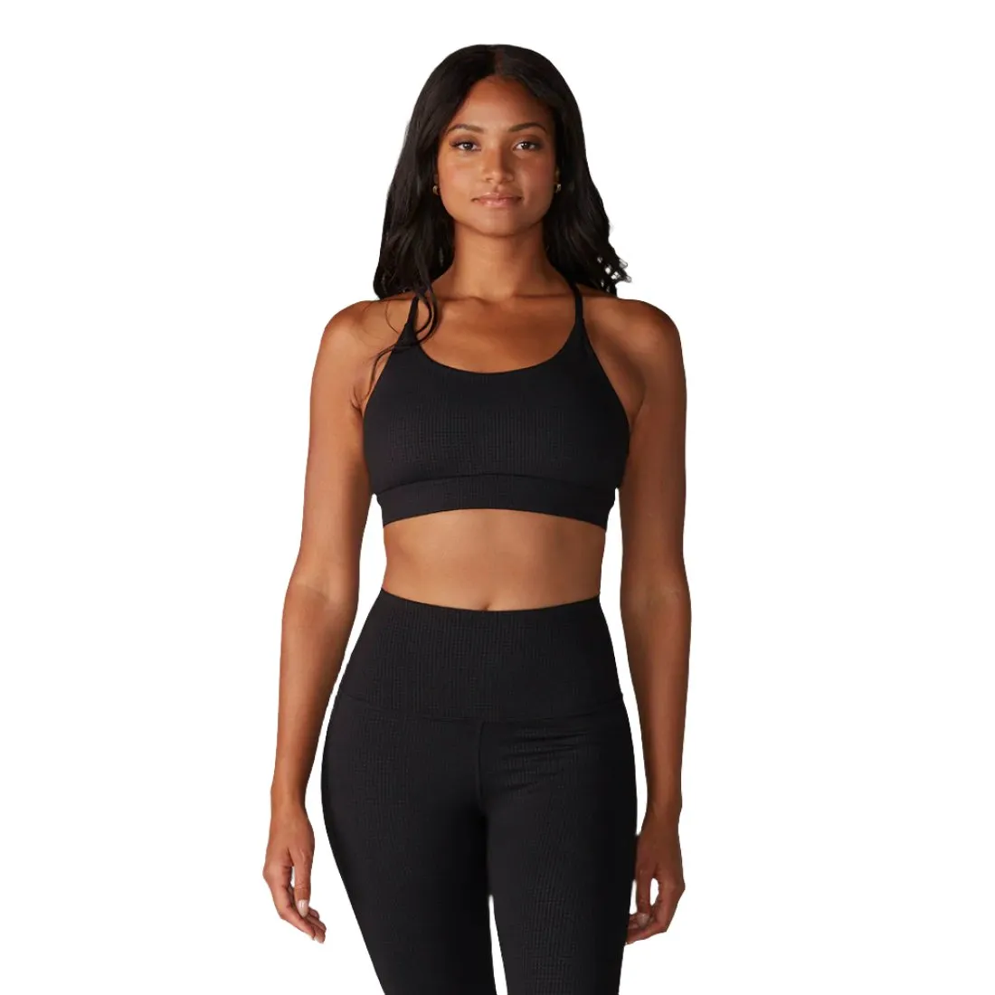 Tavi Active Bra Top Ebony Waffle C059