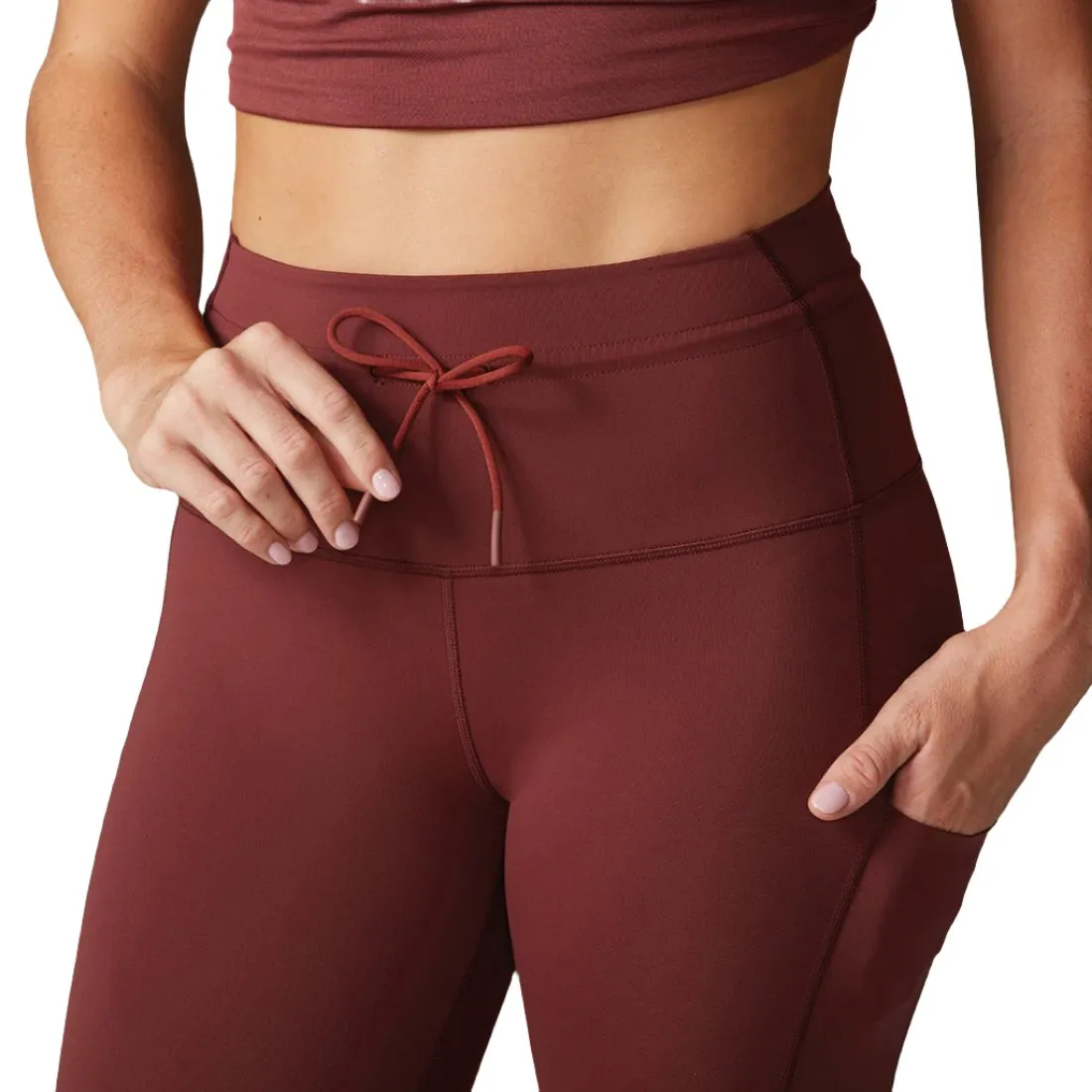 Tavi Active Tie Waist Pocket Tight Sahara C097