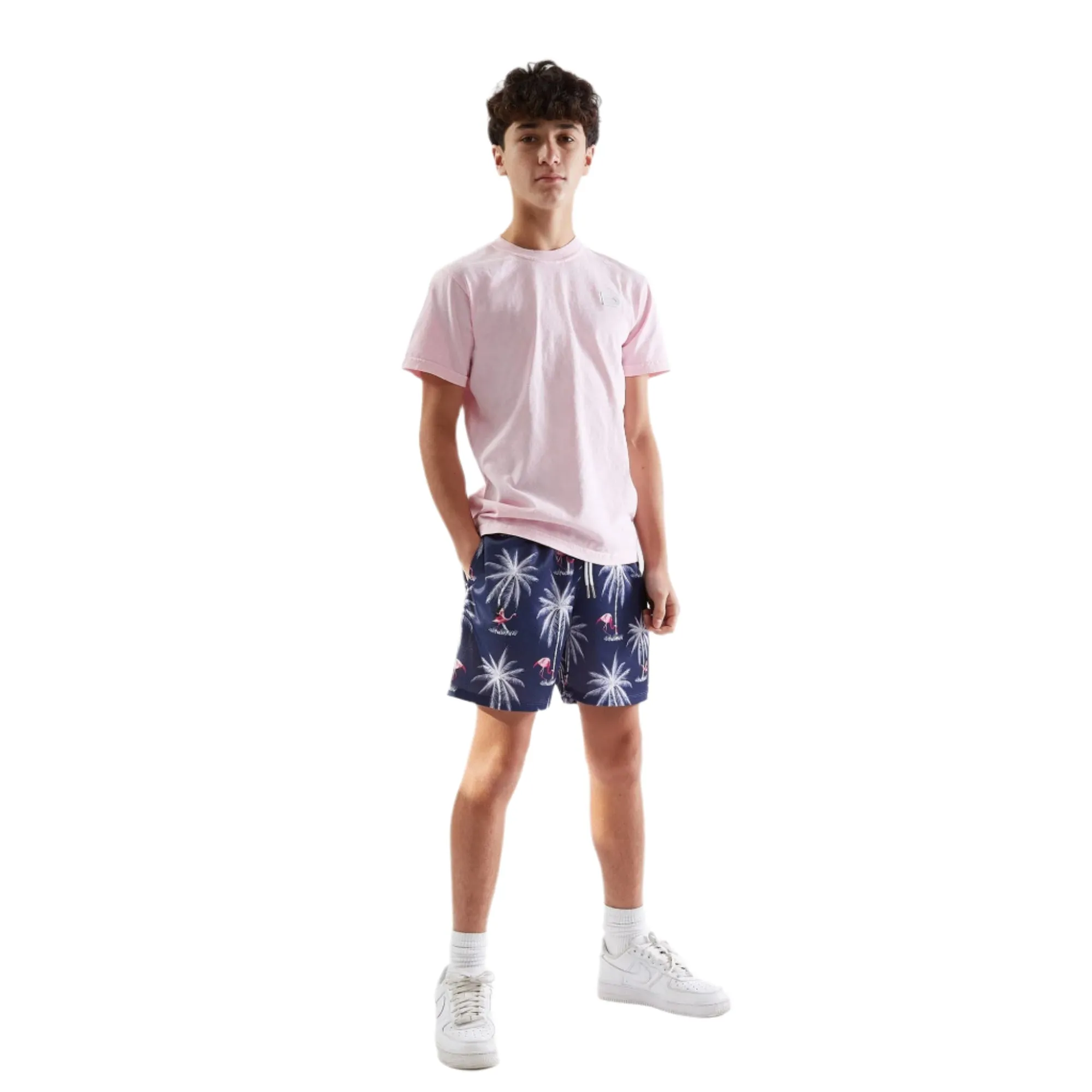 The Drip Shop Kids' Spring Flamingo Shorts