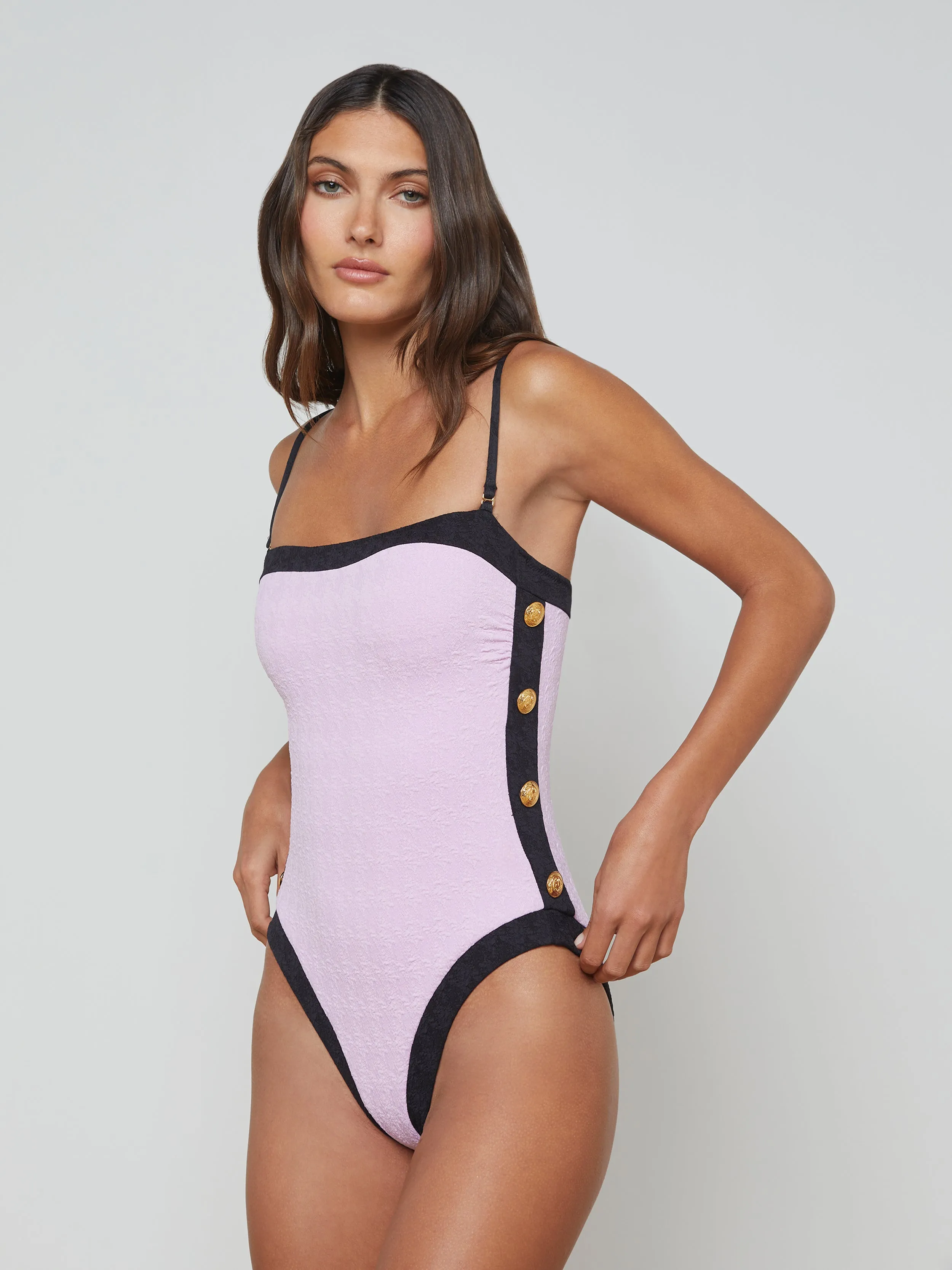 Tory Bandeau One-Piece Swimsuit
