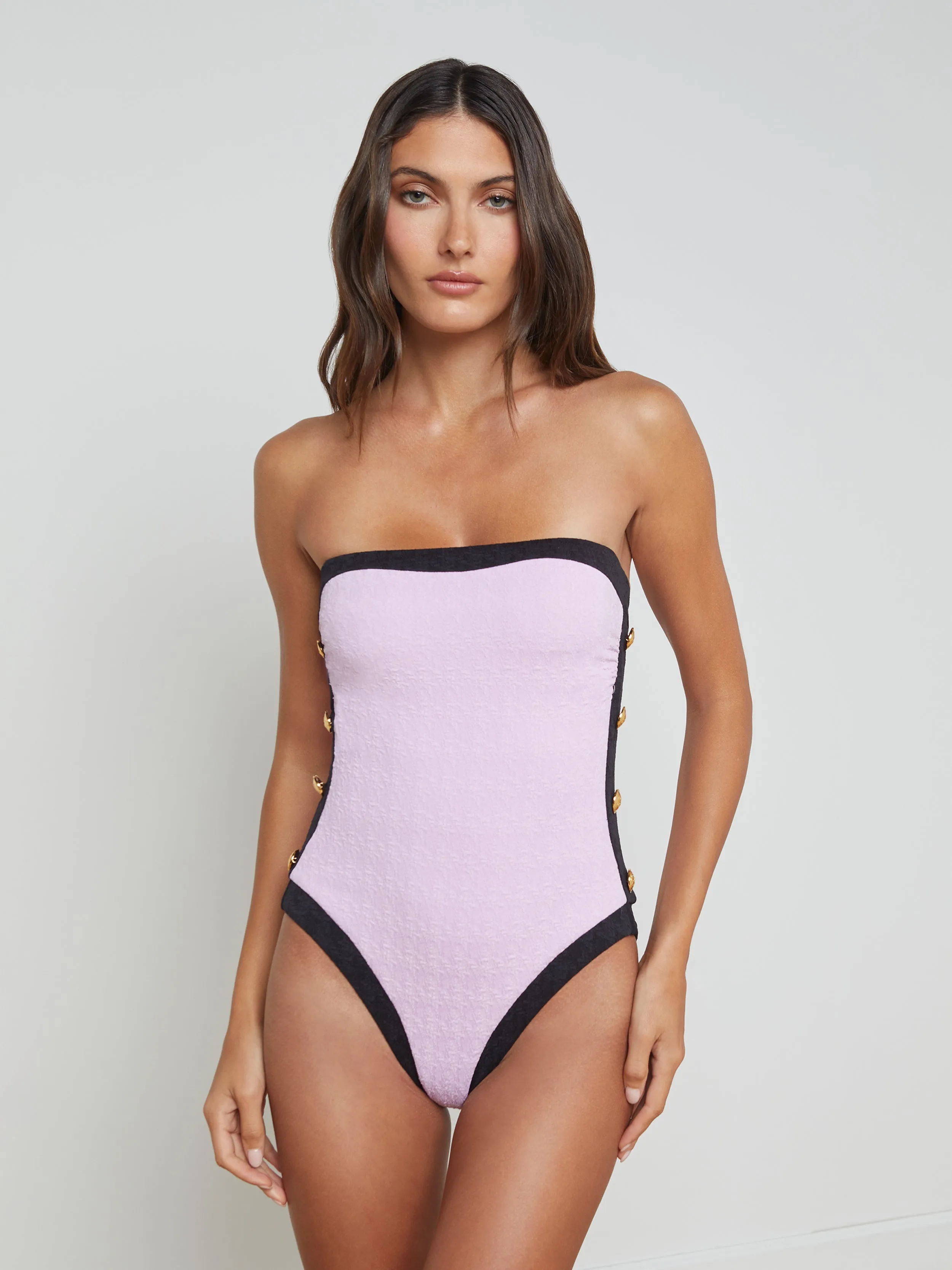 Tory Bandeau One-Piece Swimsuit