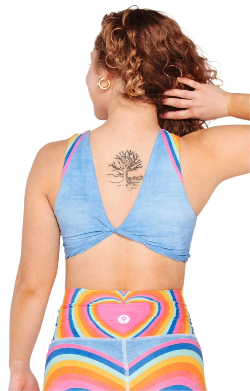 Twist & Turn Tank - Rainbow Love by Yoga Democracy
