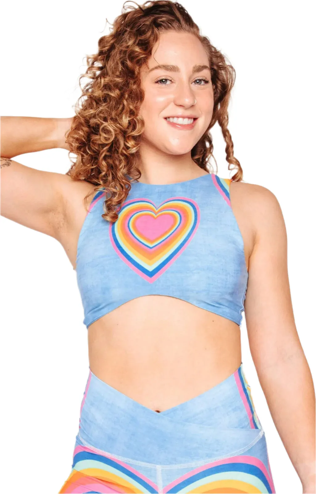 Twist & Turn Tank - Rainbow Love by Yoga Democracy