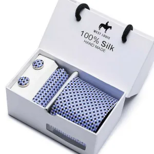 West Louis™ Branded Silk Hand Made Necktie