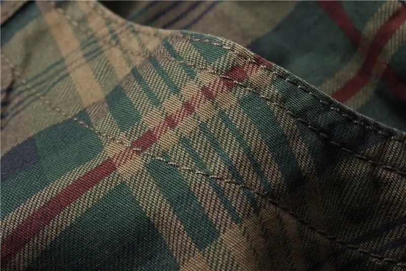 West Louis™ Fashion Plaid Shorts