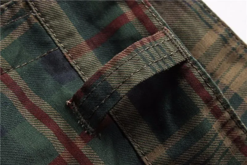 West Louis™ Fashion Plaid Shorts