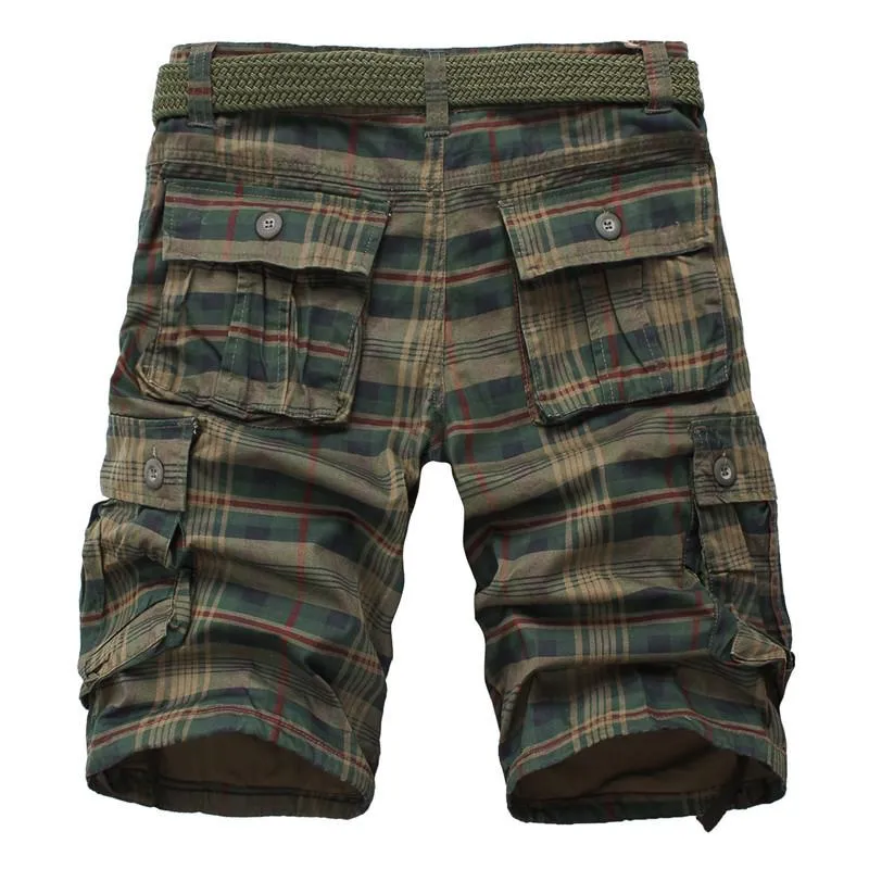 West Louis™ Fashion Plaid Shorts