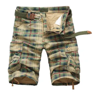 West Louis™ Fashion Plaid Shorts
