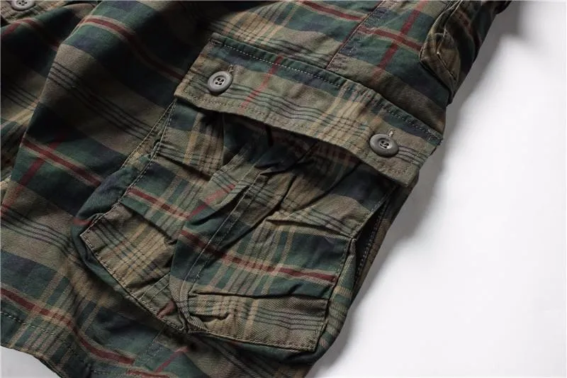 West Louis™ Fashion Plaid Shorts