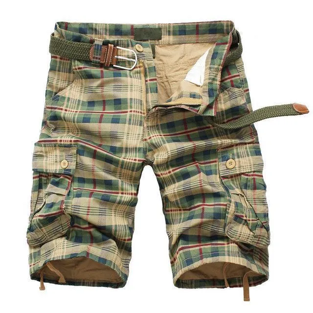 West Louis™ Fashion Plaid Shorts