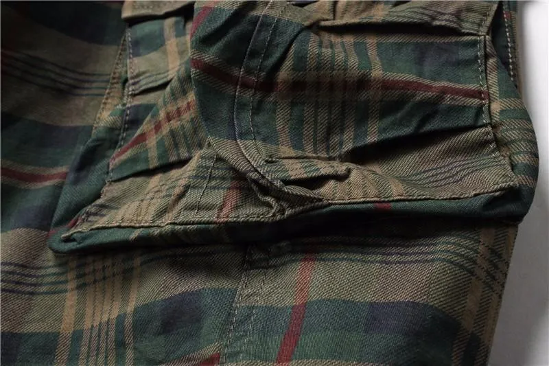 West Louis™ Fashion Plaid Shorts