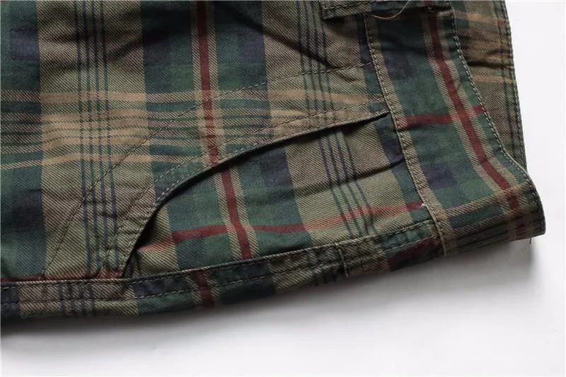 West Louis™ Fashion Plaid Shorts