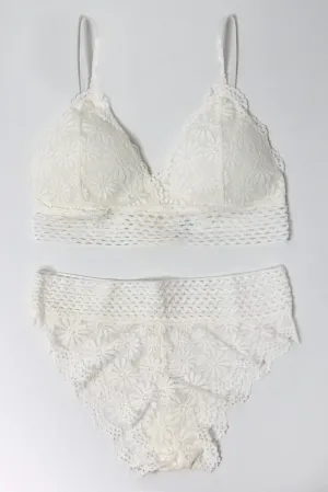 White Lace Lingerie Set