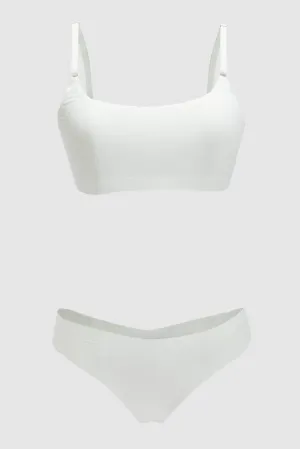 White No Wired Lingerie Set