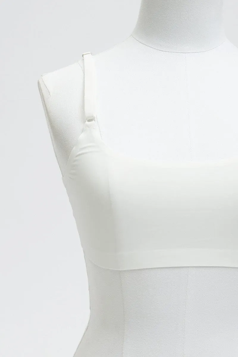 White No Wired Lingerie Set
