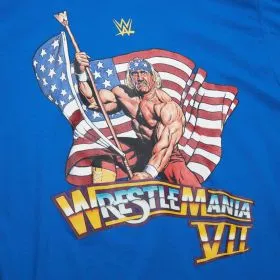 WM7 Throwback Tee Wrestlemania Hulk Hogan