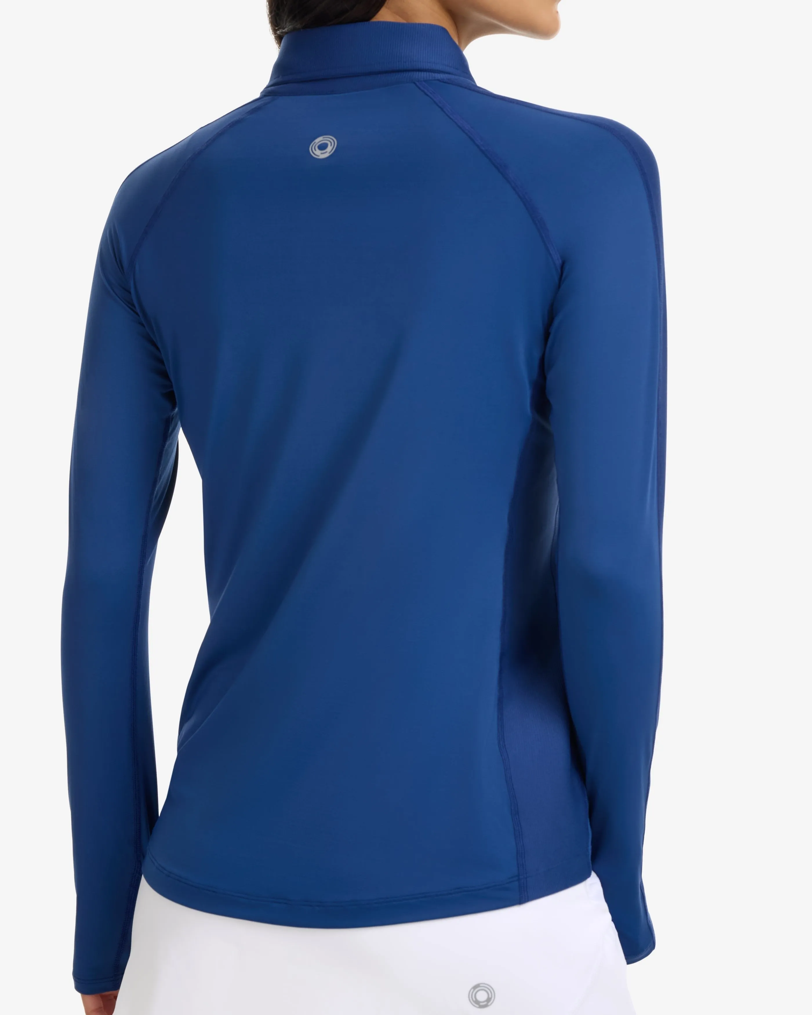 WOMEN'S QUARTER ZIP POLO (8003)