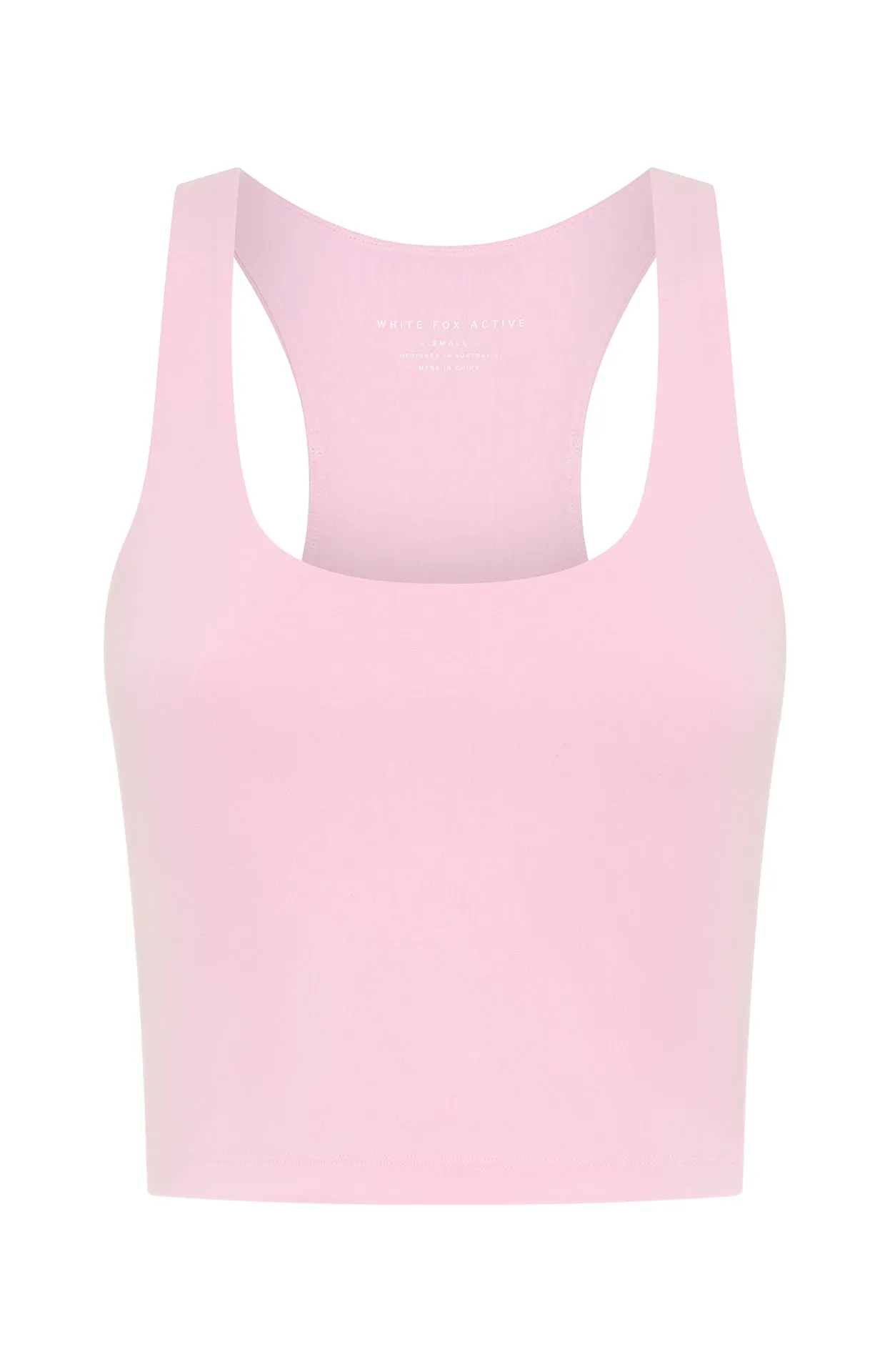 Work It Out Crop Ballet Pink