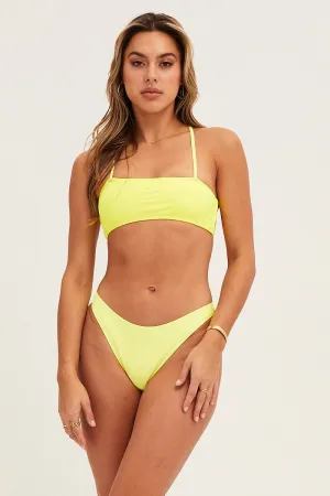 Yellow Bikini Two Piece
