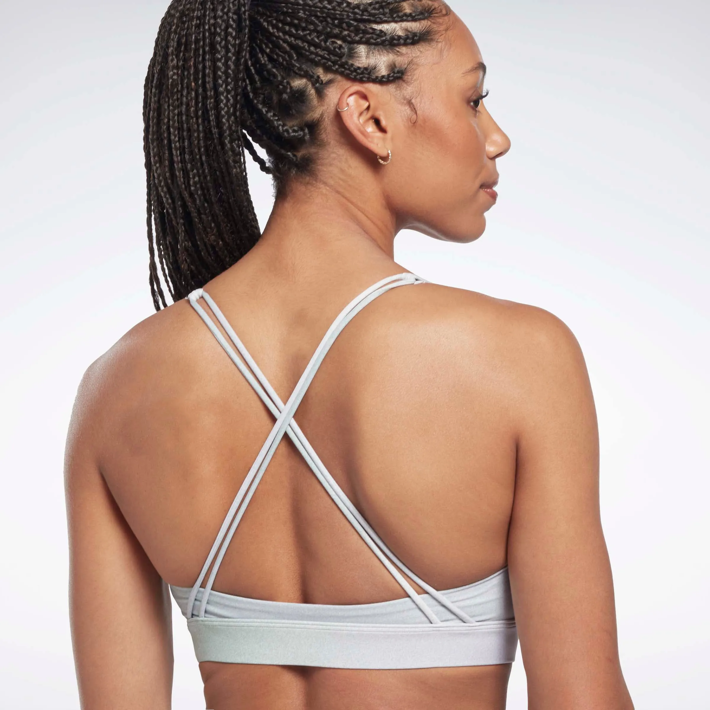 Yoga Strappy Bra Purple Oasis