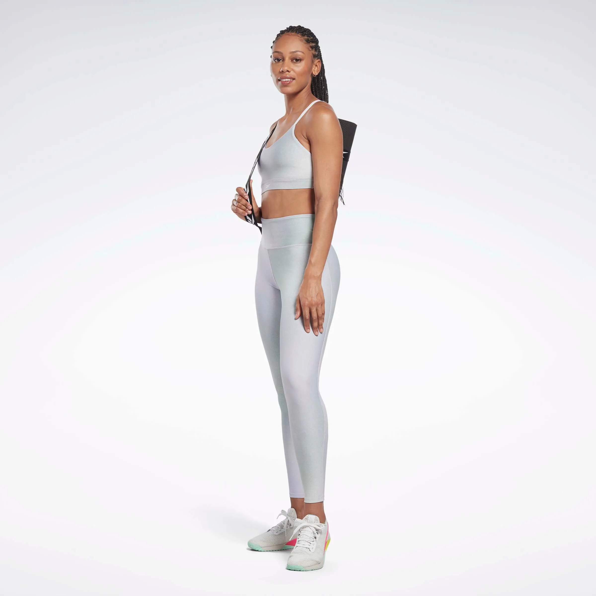 Yoga Strappy Bra Purple Oasis