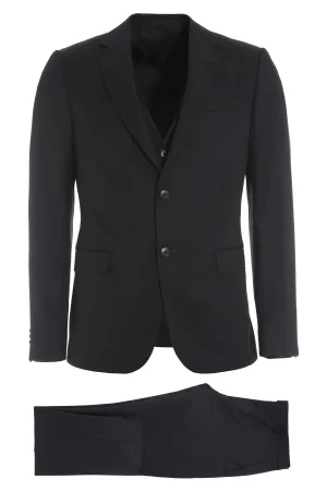 Z Zegna Three-Piece Single-Breasted Suit